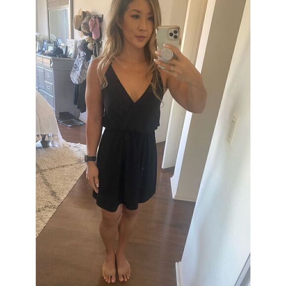 BCBGENERATION XXS Black halter a-line mini dress - Picture 2 of 14